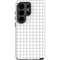White Grid Galaxy S26 Ultra Impact Case