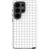White Grid Galaxy S26 Ultra Impact Case