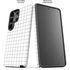 White Grid Galaxy S26 Ultra Impact Case