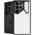 White Grid Galaxy S26 Ultra Kickstand Case