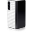 White Grid Galaxy Z Fold5 5G Skin