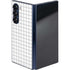 White Grid Galaxy Z Fold6 Skin
