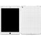 White Grid iPad Skins