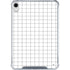 White Grid iPad 11th Gen (2025) Clear Case