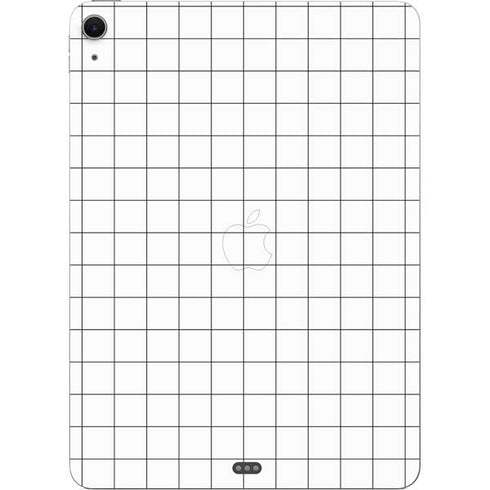 White Grid Apple iPad Air Skin