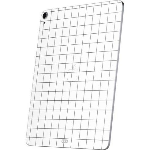White Grid Apple iPad Air Skin