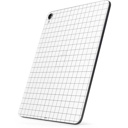 White Grid Apple iPad Pro Skin