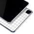White Grid iPad Pro 11in (2024) Clear Case
