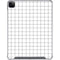 White Grid iPad Cases