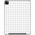 White Grid iPad Cases