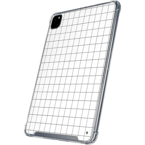 White Grid iPad Cases