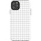 White Grid iPhone Cases