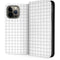 White Grid iPhone 13 Pro Max Folio Case