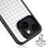 White Grid iPhone 14 Kickstand Case