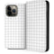 White Grid iPhone 14 Pro Max Folio Case