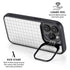 White Grid iPhone 14 Pro Max Kickstand Case
