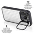 White Grid iPhone 15 Pro Kickstand Case