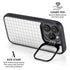 White Grid iPhone 15 Pro Max Kickstand Case