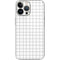 White Grid iPhone 15 Pro Max Skin