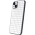 White Grid iPhone 15 Skin