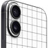 White Grid iPhone 16 Plus Skin