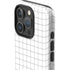 White Grid iPhone 16 Pro Impact Case
