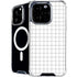 White Grid iPhone 16 Pro MagSafe Case