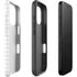 White Grid iPhone 16 Pro Max Impact Case