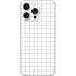 White Grid iPhone 16 Pro Max Skin