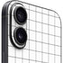 White Grid iPhone 16 Skin