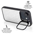 White Grid iPhone 16e Kickstand Case