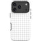 White Grid iPhone 18 Pro Impact Case