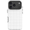 White Grid iPhone 18 Pro Max Impact Case