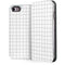 White Grid iPhone 7 Folio Case