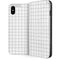 White Grid iPhone 8 Folio Case