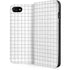 White Grid iPhone SE (2nd & 3rd Gen) Folio Case
