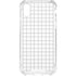 White Grid iPhone XS Clear Case
