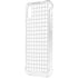 White Grid iPhone XS Clear Case