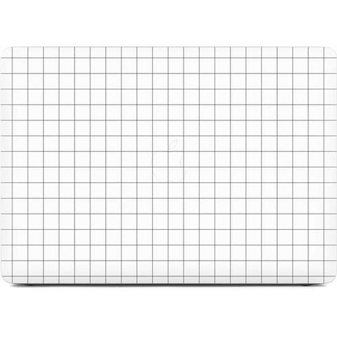 White Grid Apple MacBook Air Skin