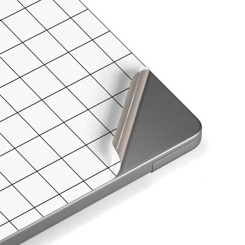 White Grid Apple MacBook Pro 14-inch Skin