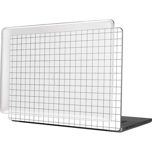White Grid MacBook Cases