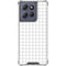 White Grid Moto G 5G (2025) Clear Case