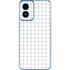 White Grid Moto G Play 4G (2024) Skin