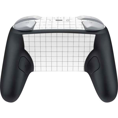 White Grid Nintendo Switch 2 (2025) Pro Controller Skin