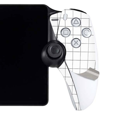 White Grid PlayStation Portal Remote Player Skin