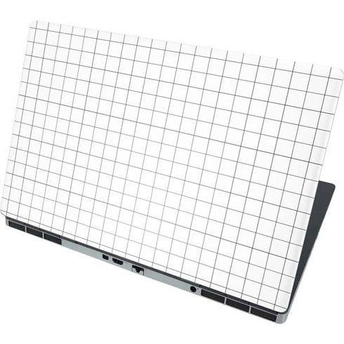White Grid Dell Precision Skin