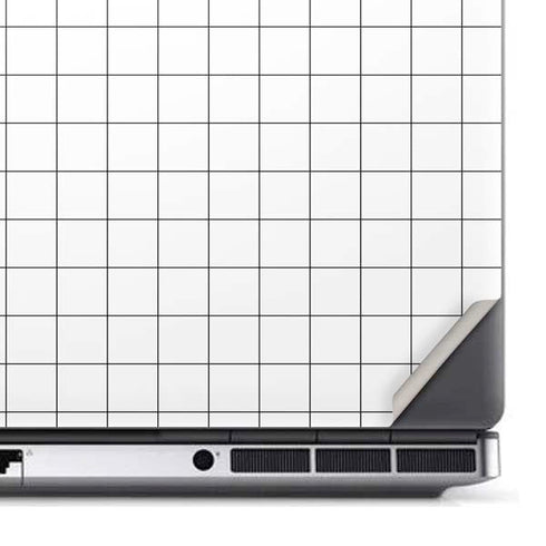 White Grid Dell Precision Skin