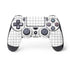 White Grid PlayStation PS4 Skins