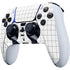 White Grid PS5 DualSense Edge Pro Controller Skin