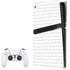 White Grid PlayStation PS5 Skins